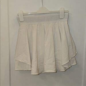 lululemon athletica White Layered Skater Mini Skirt